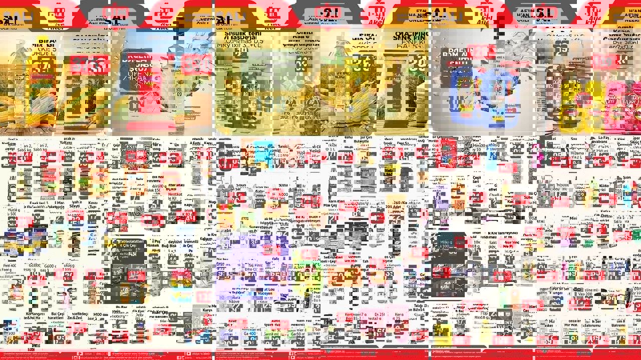 Bim Aktüel haftanın ürünleri Gıdada, temizlikte ve bakımda dikkat çeken fiyatlar